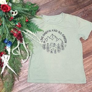 Go Green Graphic Tshirt